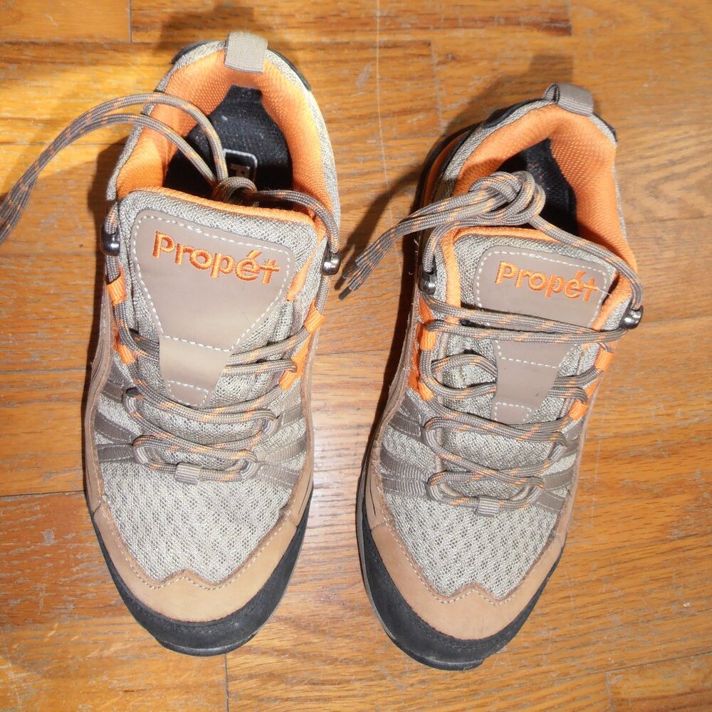 Women's Propet Piccolo Hiking Boot~ Gunsmoke/Orange~Size 6.5~